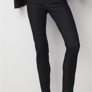 White House Black Market Women's Dark Blue Skinny Jeans